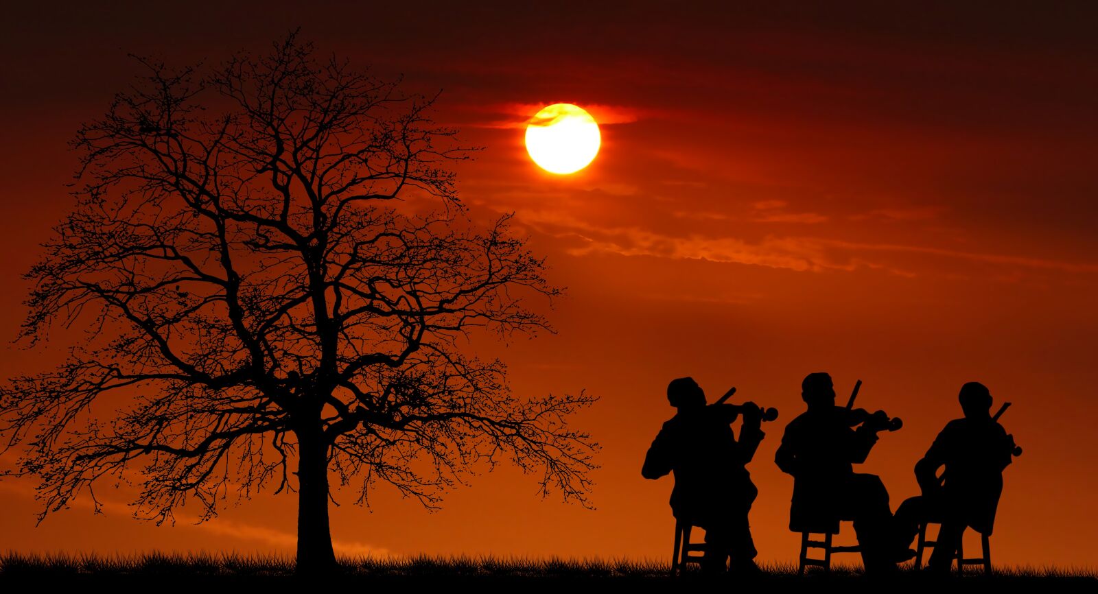 Panasonic Lumix DMC-FZ200 sample photo. Sunset, concert, violinists photography