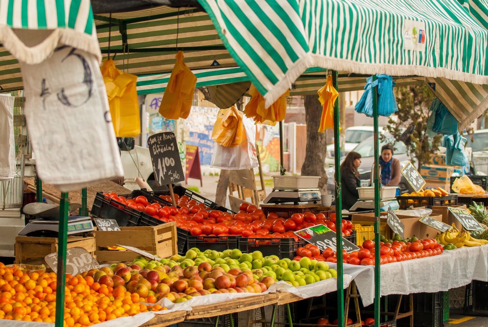 Nikon D200 sample photo. Market, sale, peddling photography