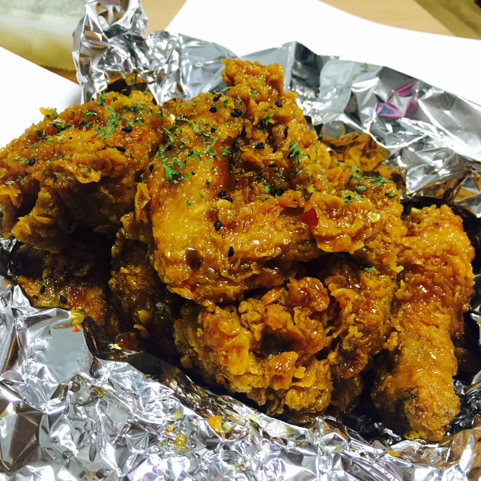 Apple iPhone 6s sample photo. Chicken, fry, food photography photography