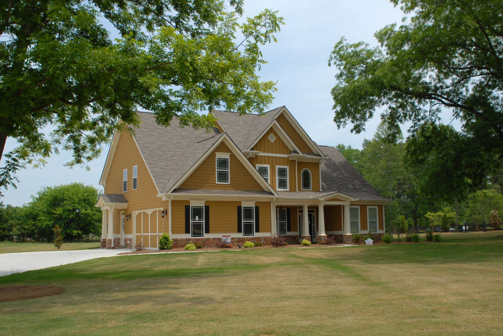 Nikon D200 sample photo. New home, construction, real photography