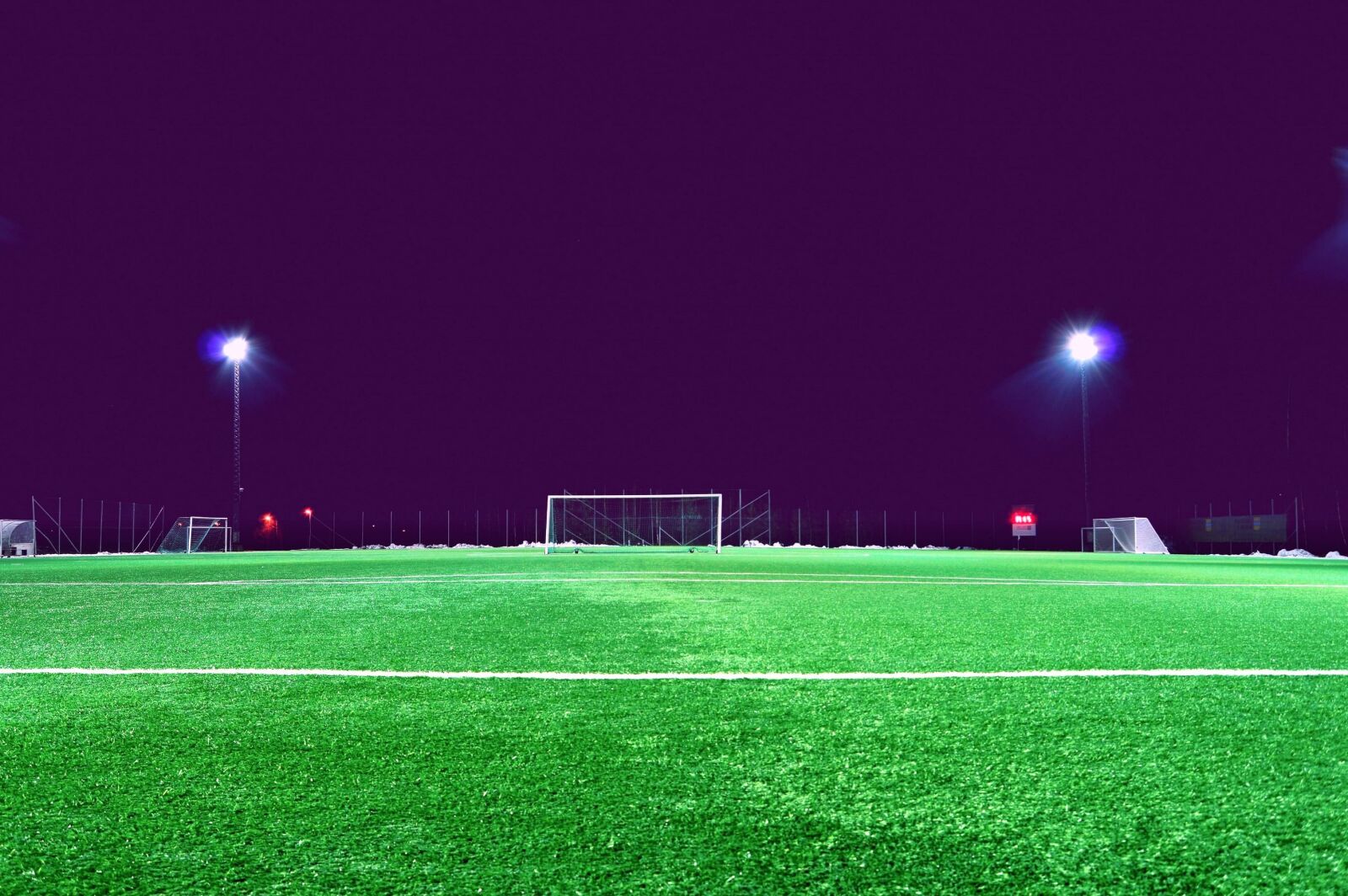 Nikon D3200 sample photo. Soccer, field, spotlight, stadium photography