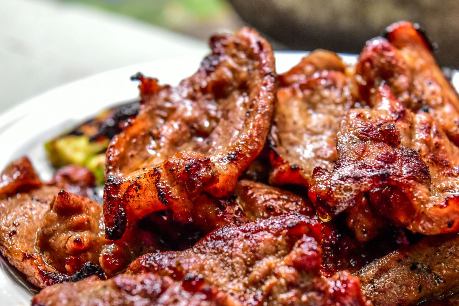 Nikon D5500 sample photo. Barbecue grill, cooked meat photography