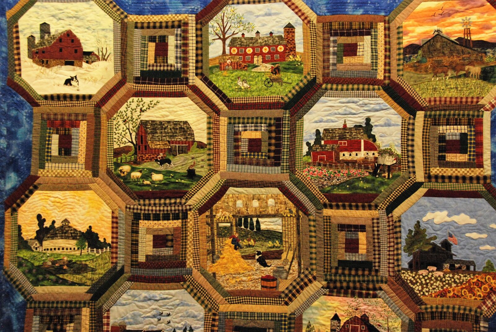 Nikon D80 sample photo. Quilt, quilting, lap photography
