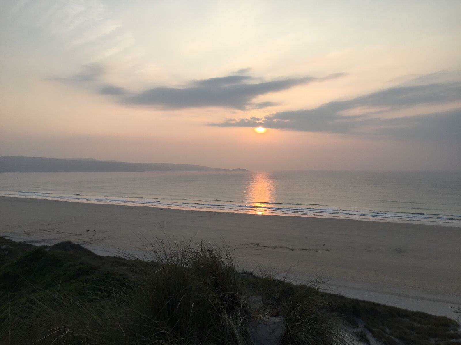 Apple iPhone 6 sample photo. Cornwall, sunset, beach photography