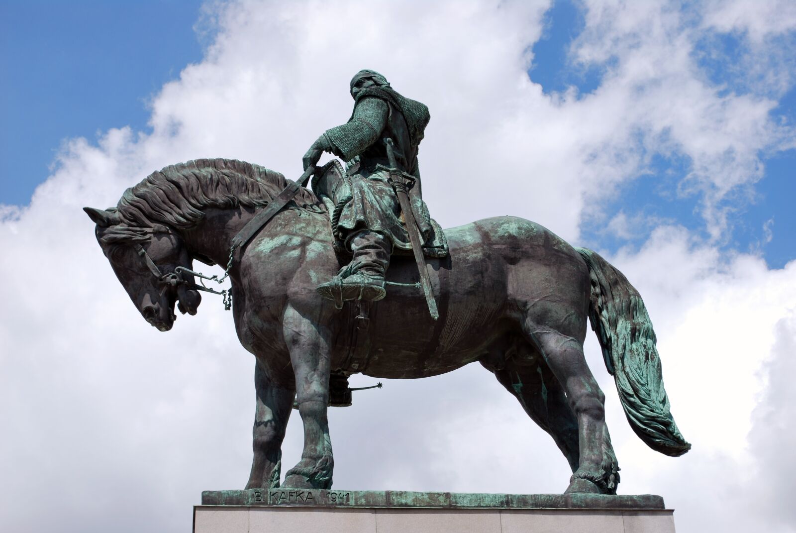 Nikon D60 sample photo. Prague, jan zizka, statue photography