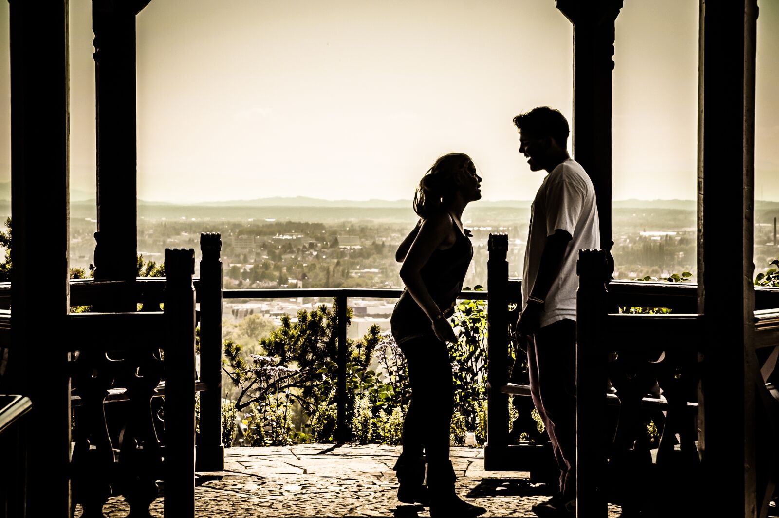 Nikon D90 sample photo. Dispute, man, woman photography