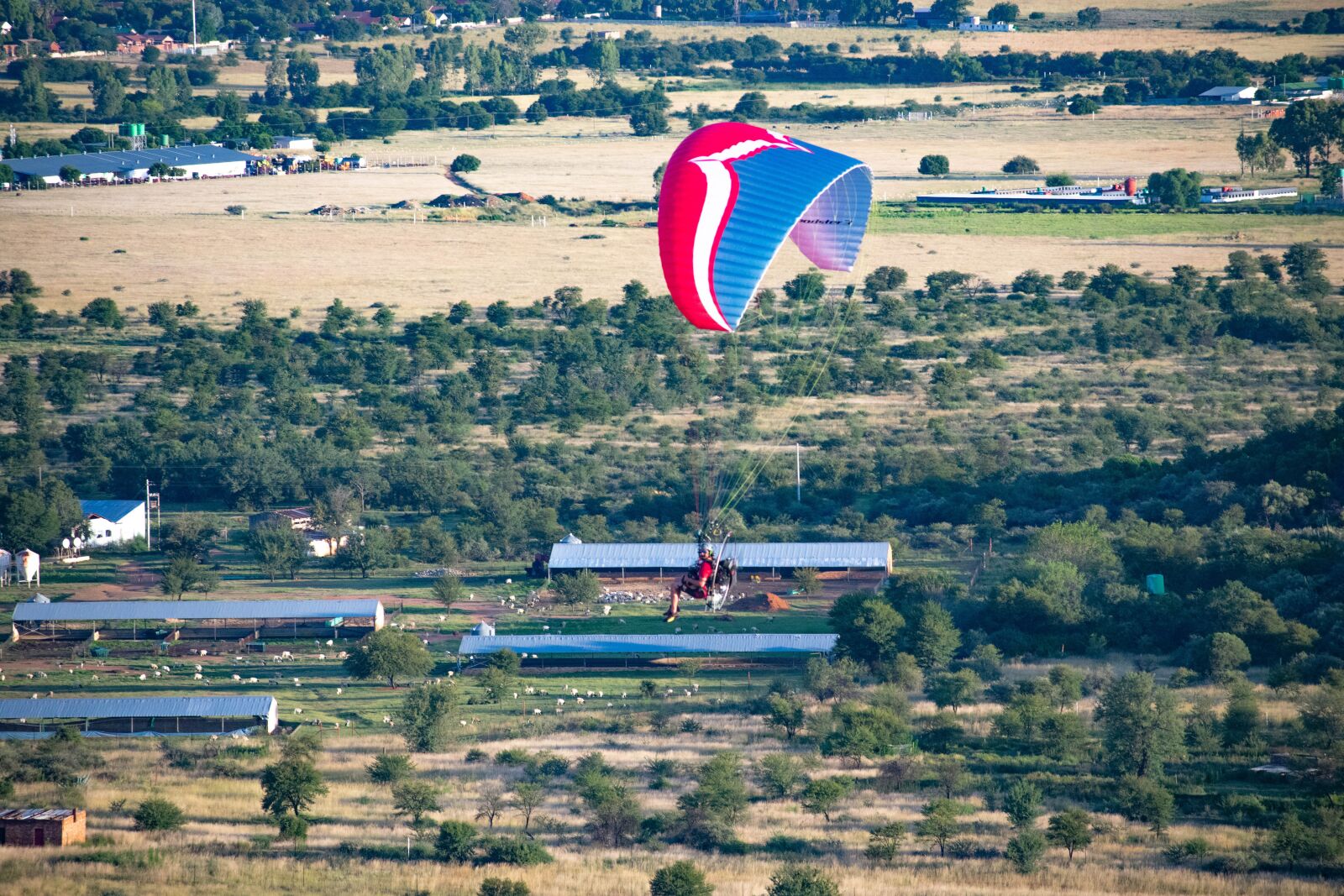 Nikon D3400 sample photo. Paramotor, flight, paragliding photography