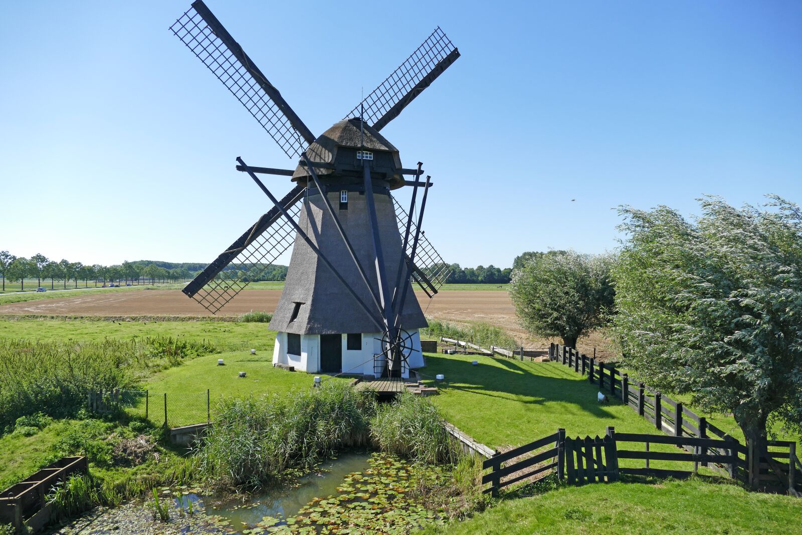 Panasonic Lumix DMC-FZ1000 sample photo. Wind mill, farm, no photography