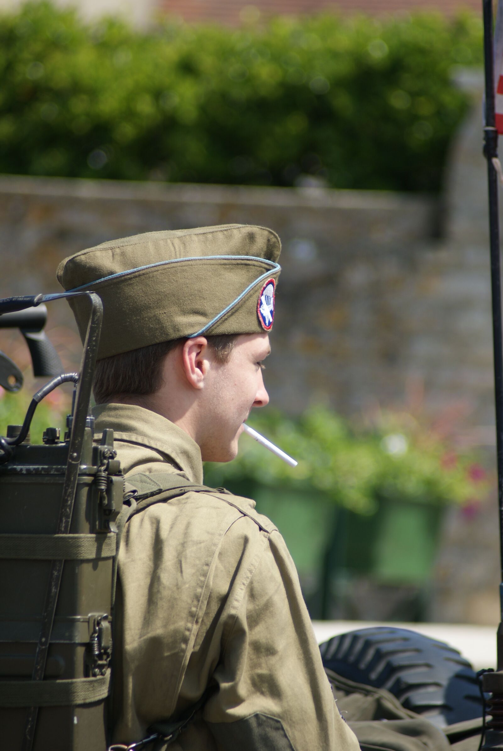 Sony Alpha DSLR-A300 sample photo. Soldier, normandy, landing photography
