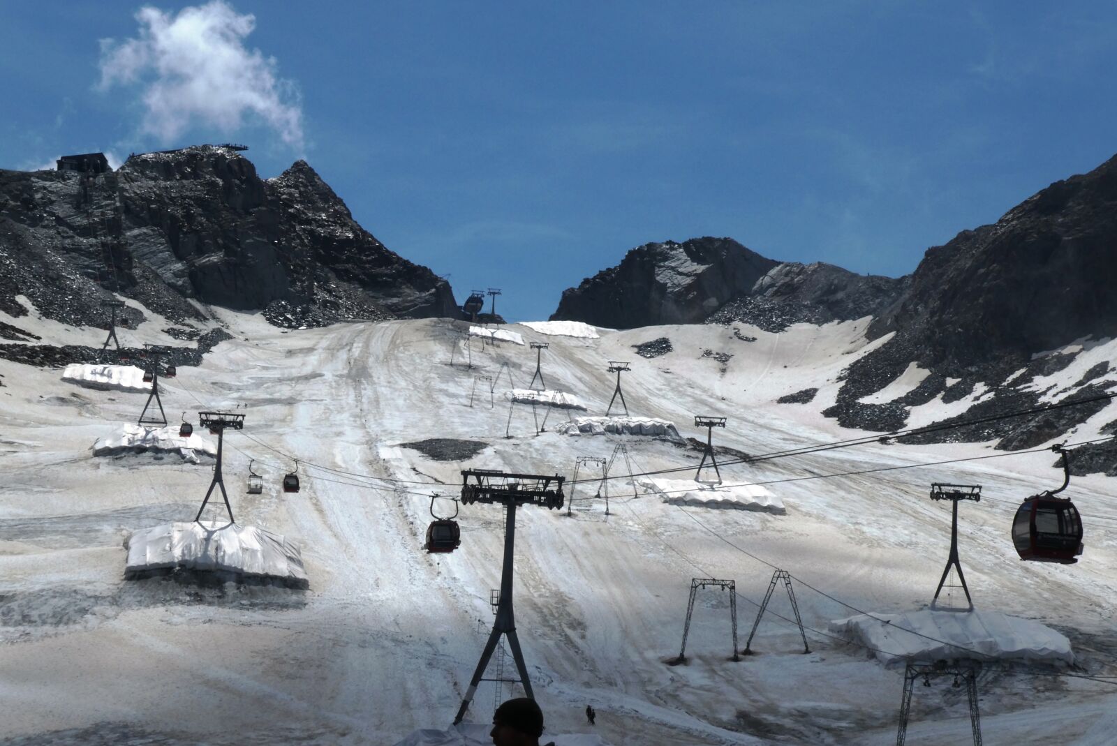 Panasonic Lumix DC-ZS70 (Lumix DC-TZ90) sample photo. Stubai glacier, austria, glacier photography