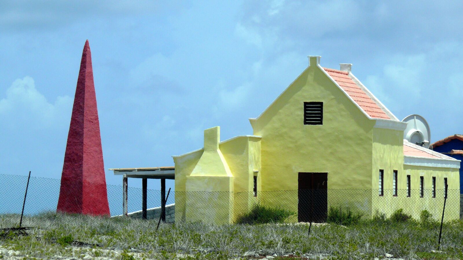 Panasonic DMC-FZ50 sample photo. Buildings, colors, bonaire photography