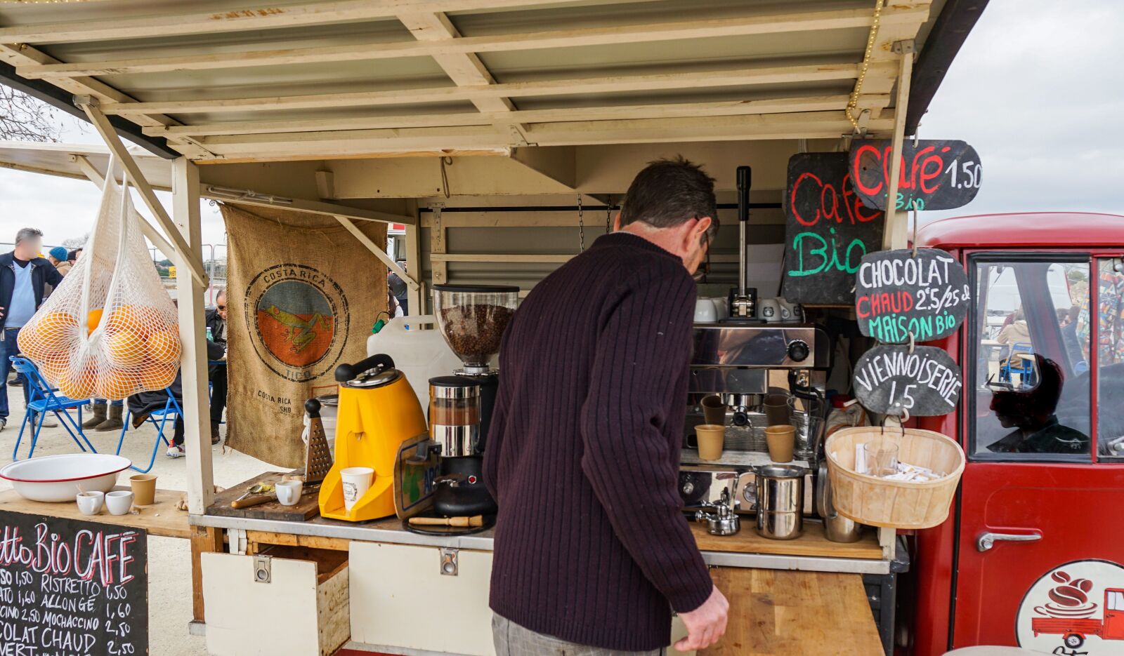 Sony a6000 sample photo. Food truck, truck, cafe photography