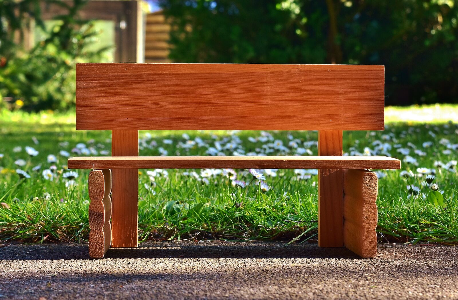 Nikon D7200 sample photo. Bank, wood, seat photography