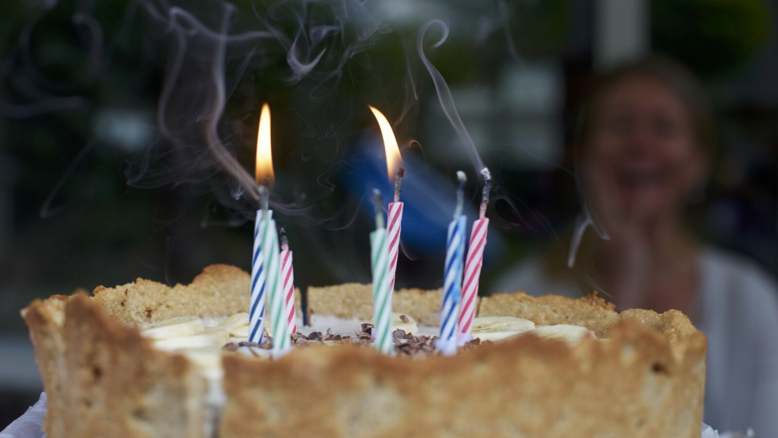 Canon EOS 6D + Canon EF 50mm F1.4 USM sample photo. Birthday, birthday cake, blowing photography