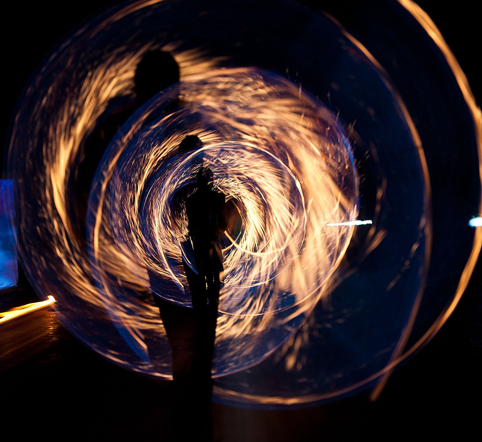 Nikon D90 sample photo. Fire, night, human photography