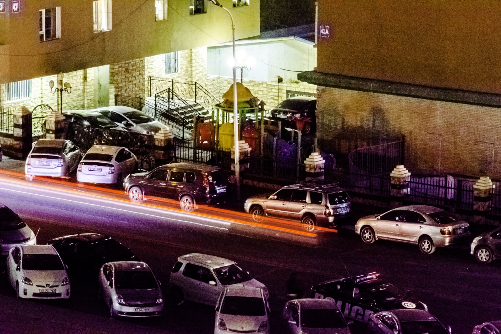 Nikon D7100 sample photo. City street, night, traffic photography