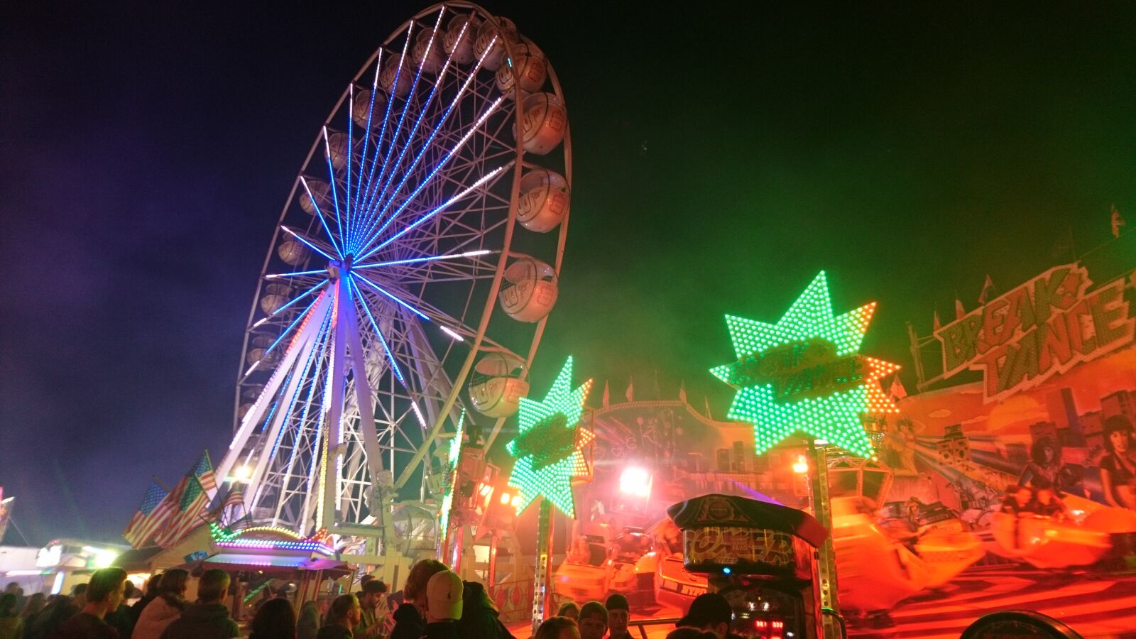 Sony Xperia X sample photo. Colorful, ferris, wheel, funfair photography