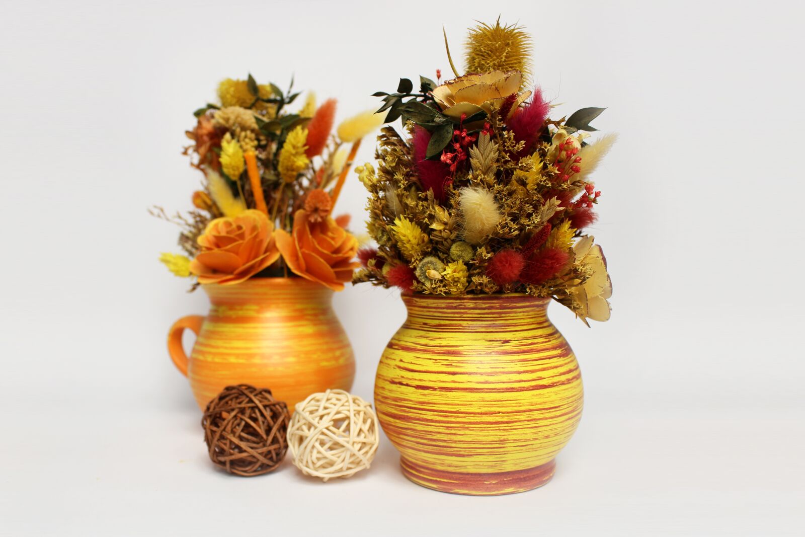 Canon EOS 100D (EOS Rebel SL1 / EOS Kiss X7) sample photo. Decoration, dried grasses, flowers photography