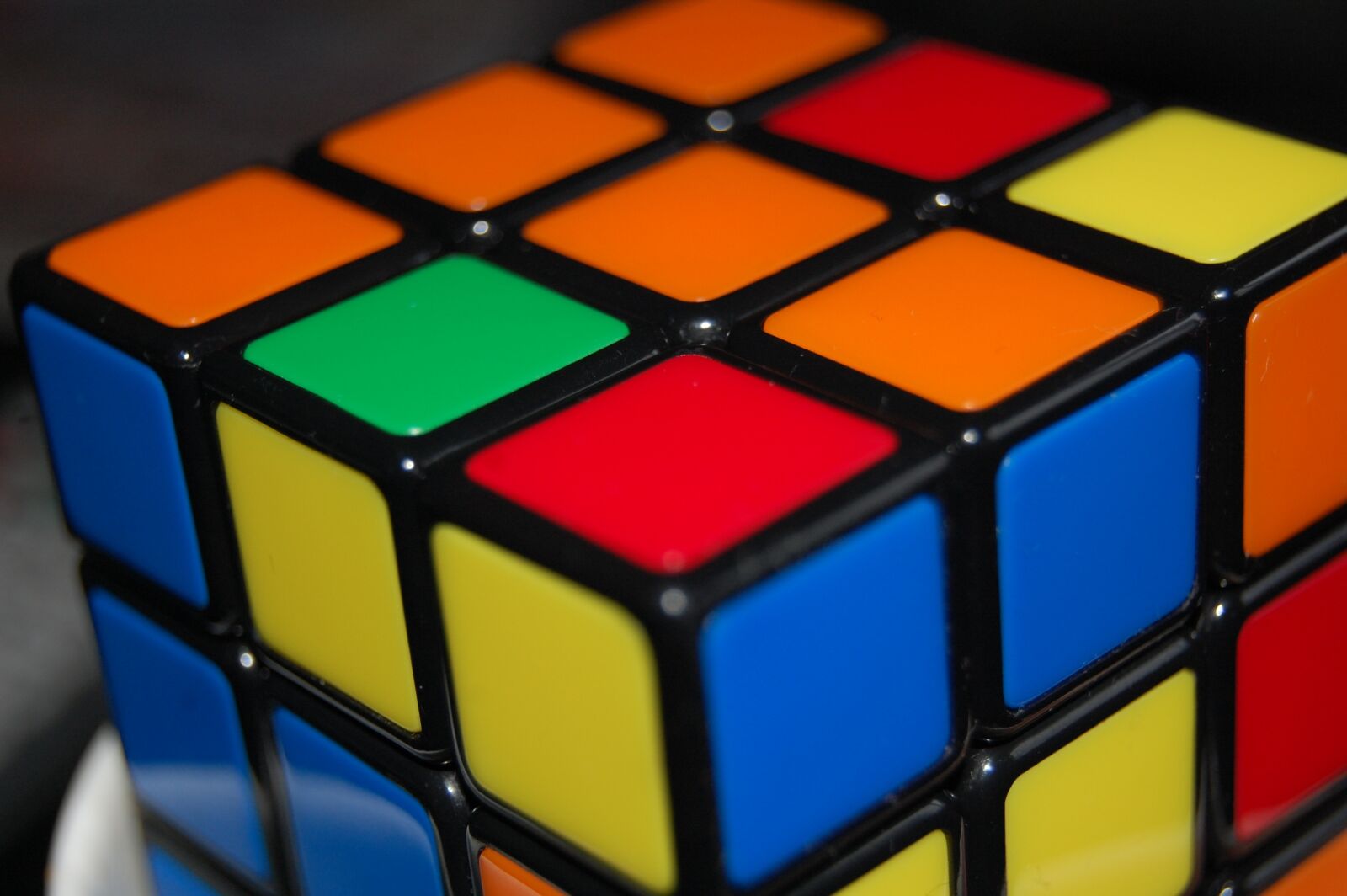 Nikon D40 sample photo. Rubik's, cube, color photography