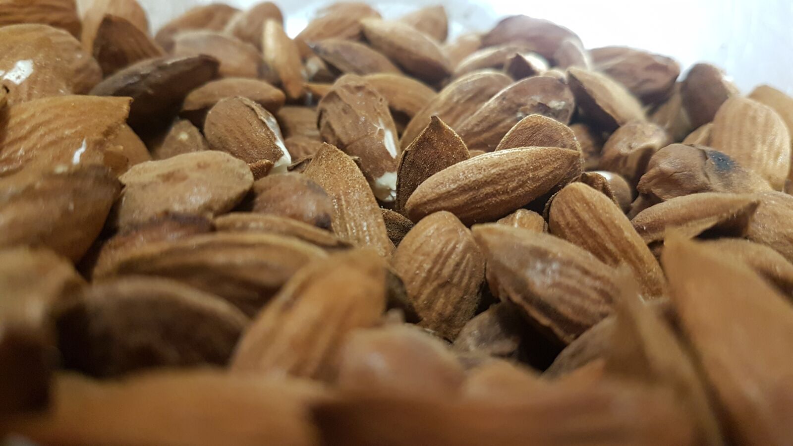 Samsung Galaxy S7 Edge sample photo. Almond, brown, seeds photography