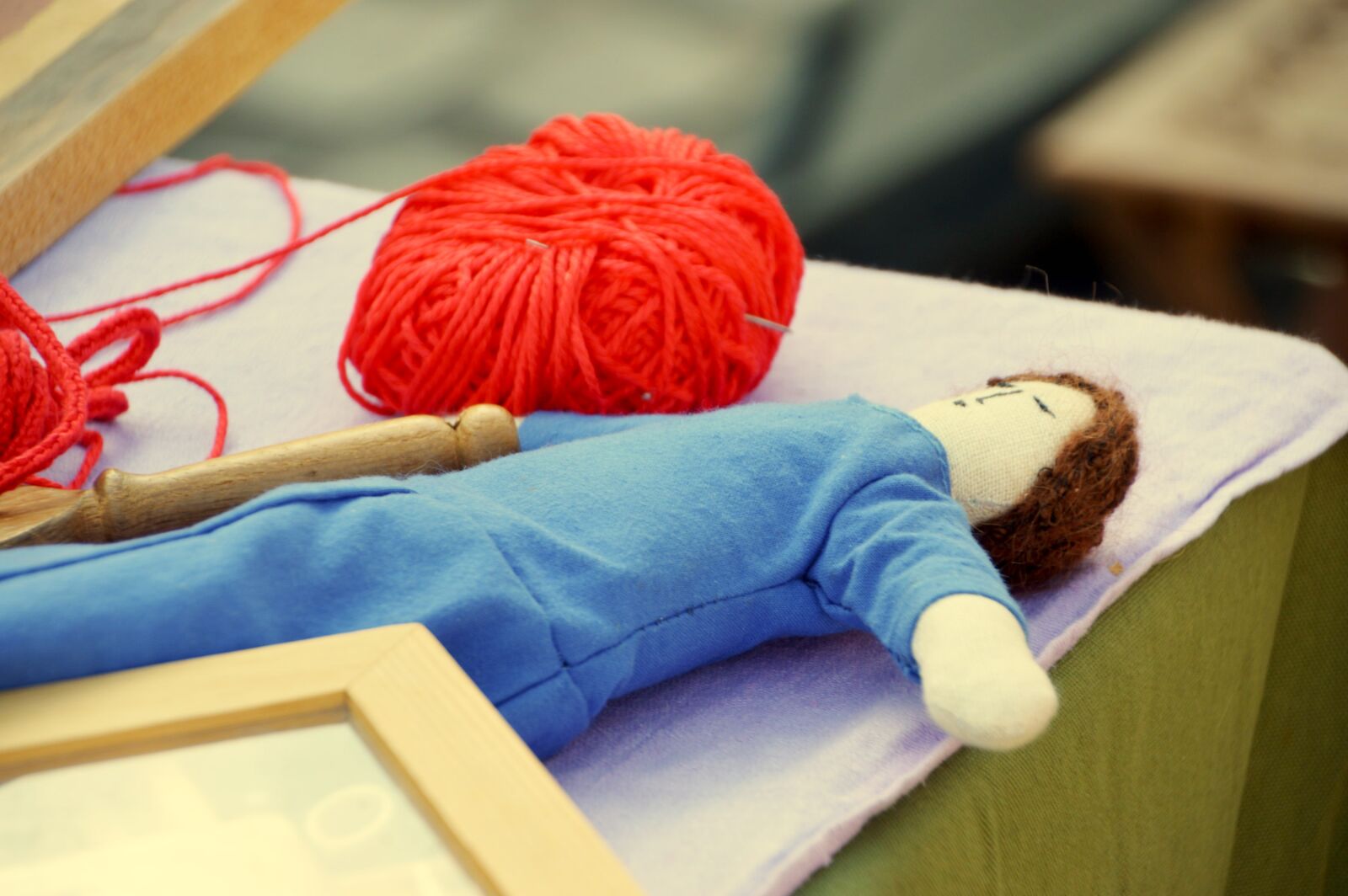 Nikon D3200 sample photo. Activity, games, wool photography