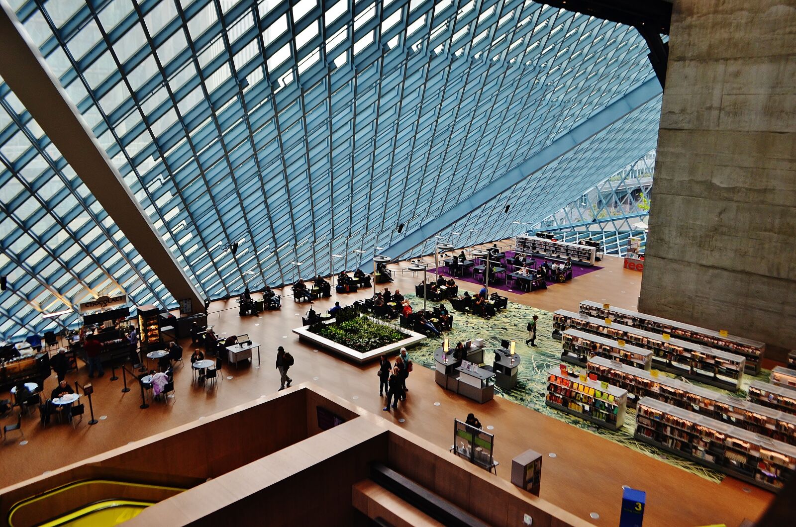 Nikon D5100 sample photo. Seattle public library, seattle photography