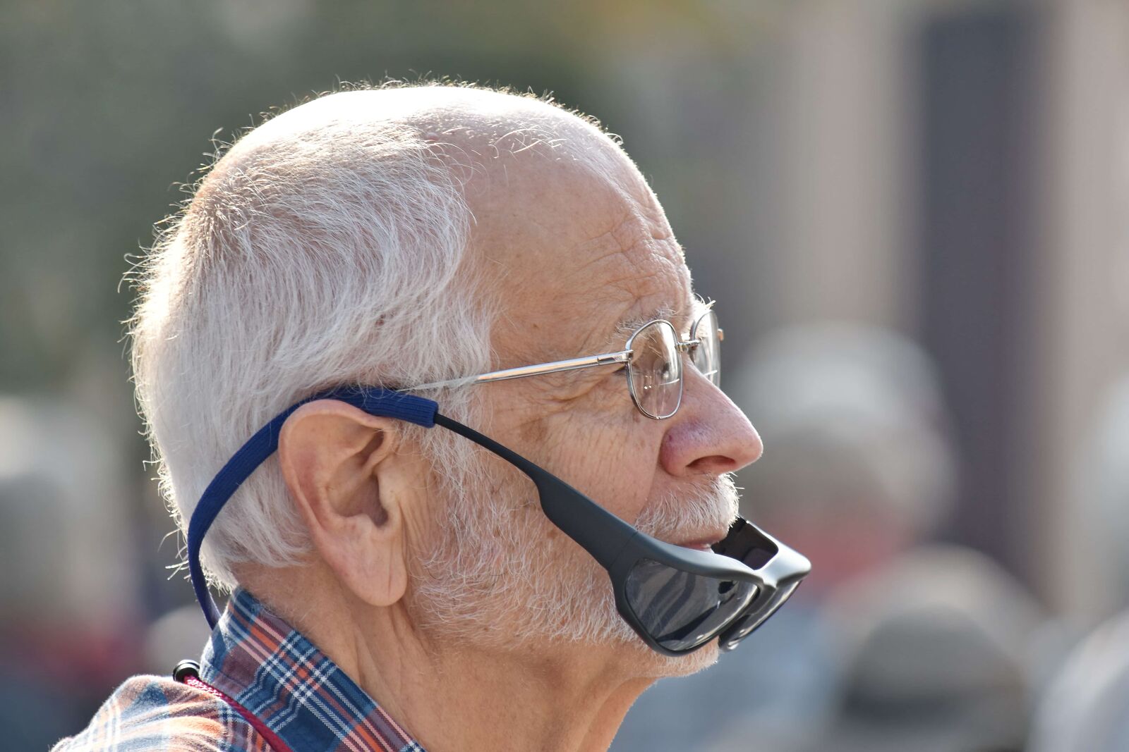 Nikon D5500 sample photo. Beard, elderly, eyeglasses, man photography