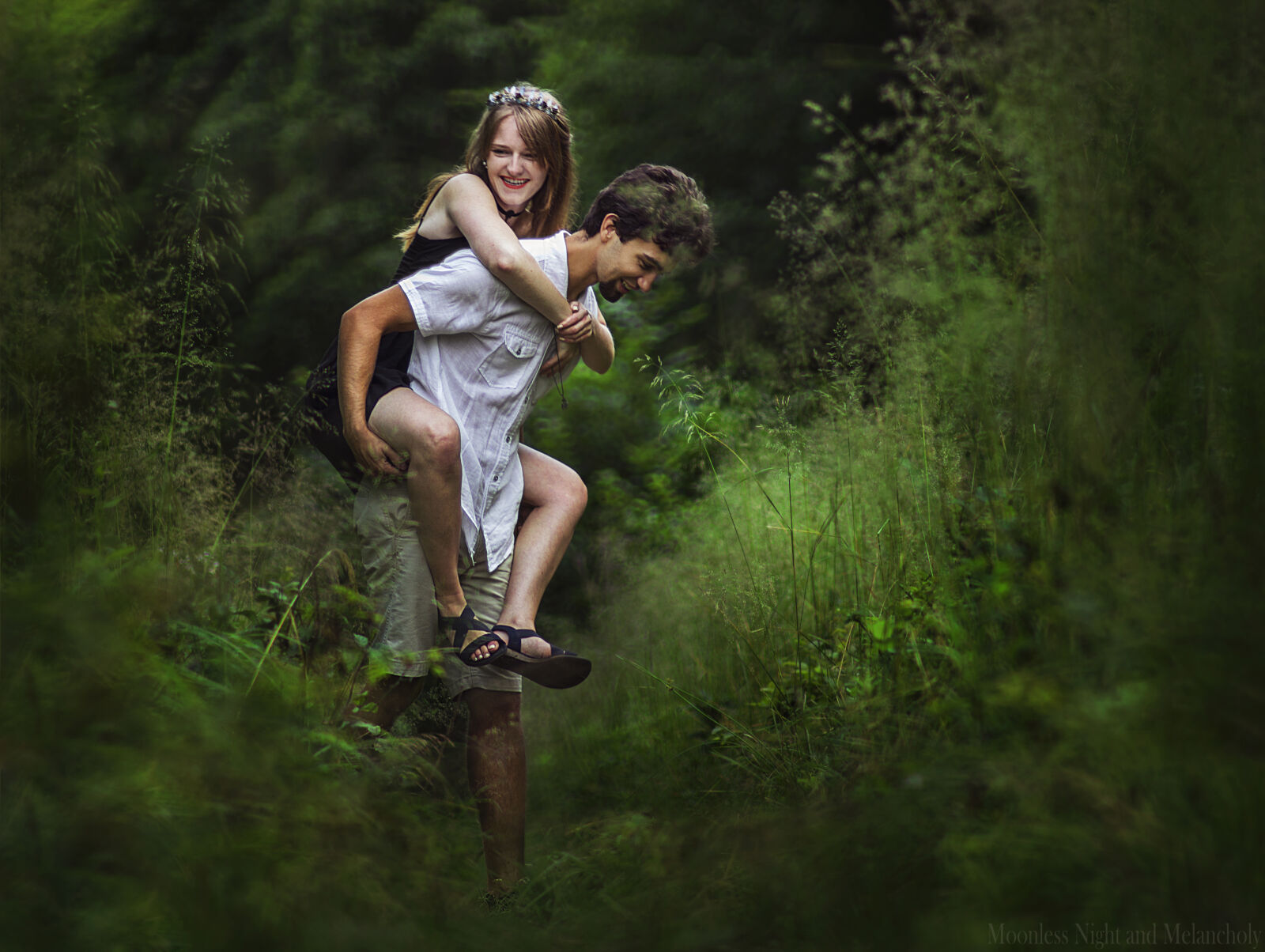 Canon EF 85mm F1.8 USM sample photo. Boy, couple, forest, girl photography
