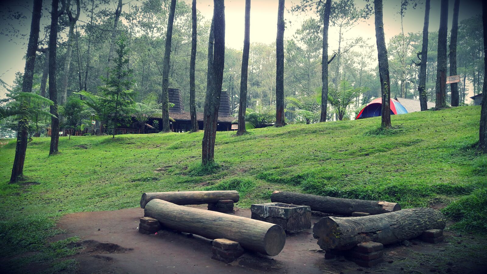 Samsung Galaxy A5(2016) sample photo. Camp, forest, nature, relaxing photography