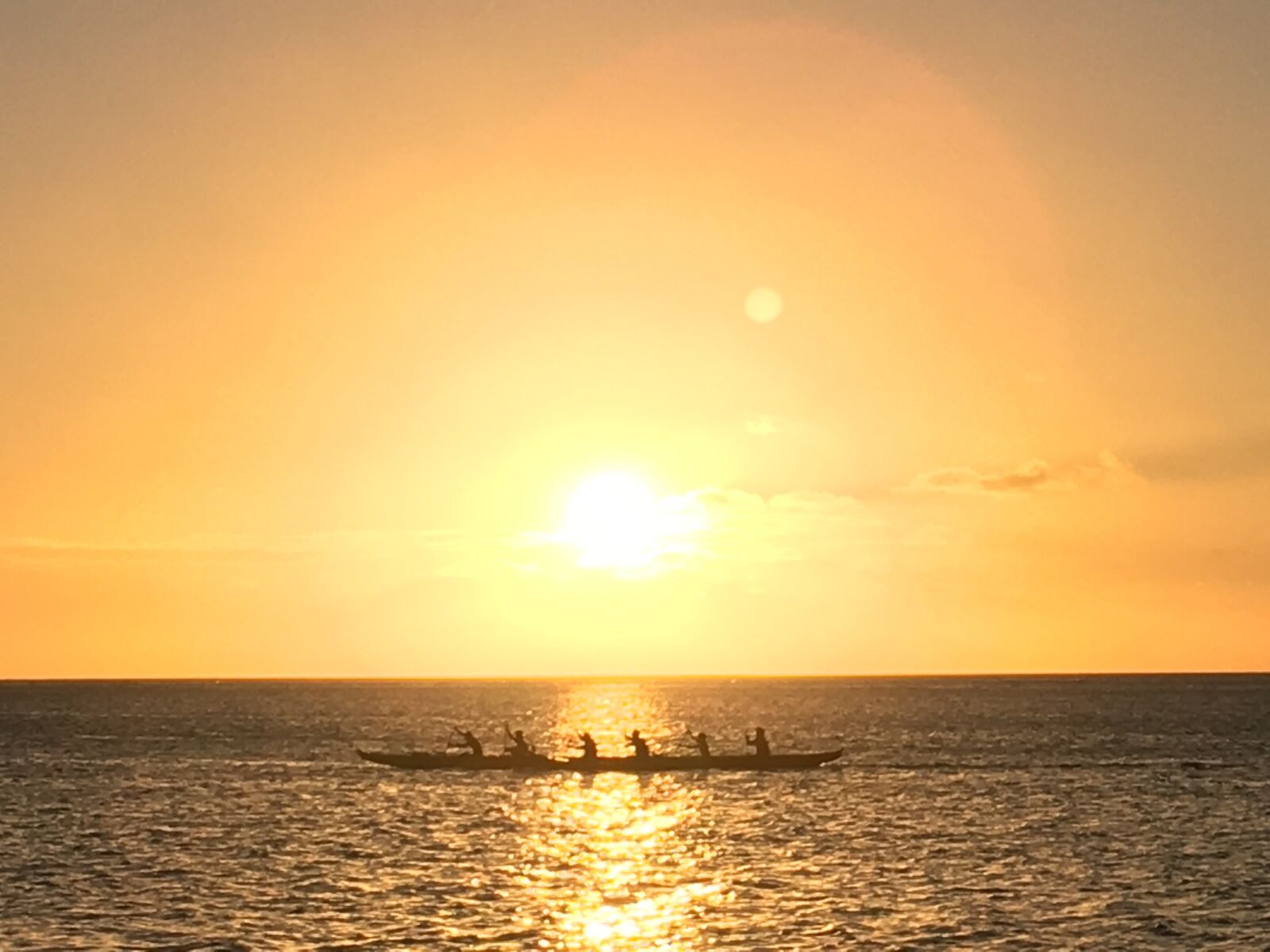 iPhone SE back camera 4.15mm f/2.2 sample photo. Guam, sunset, sea photography