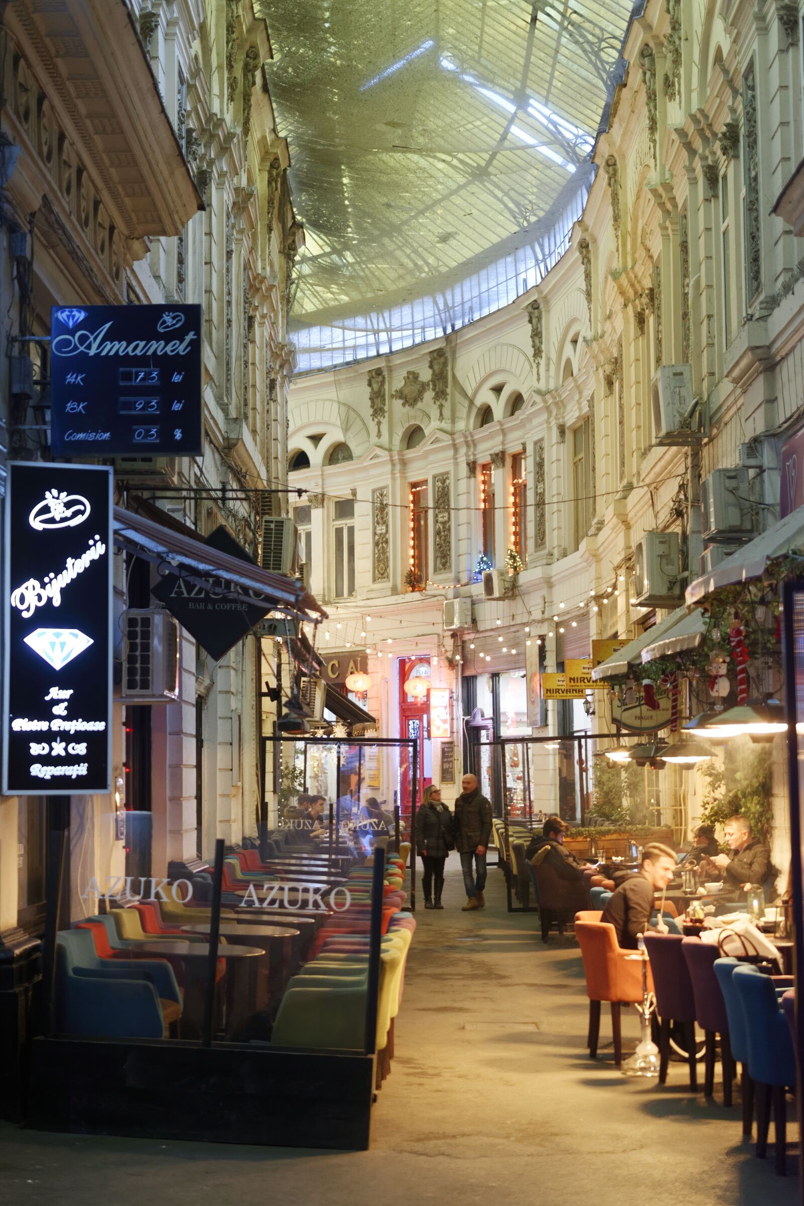 Nikon D5300 sample photo. Restaurant, terrace, passage photography