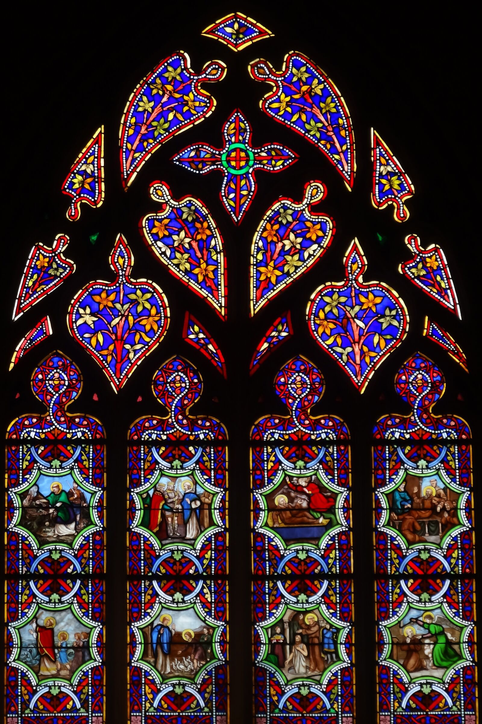 Sony Cyber-shot DSC-HX20V sample photo. Stained glass windows, colors photography
