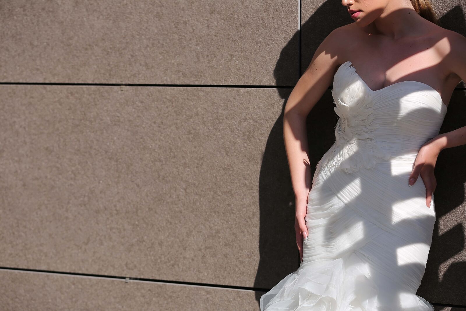 Canon EF 70-200mm F2.8L IS II USM sample photo. Posing, dress, fashion, feather photography