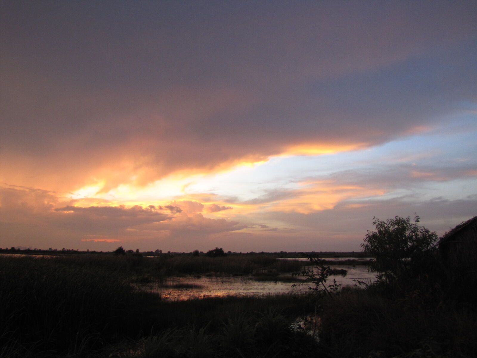 Canon PowerShot SX20 IS sample photo. Sunset photography