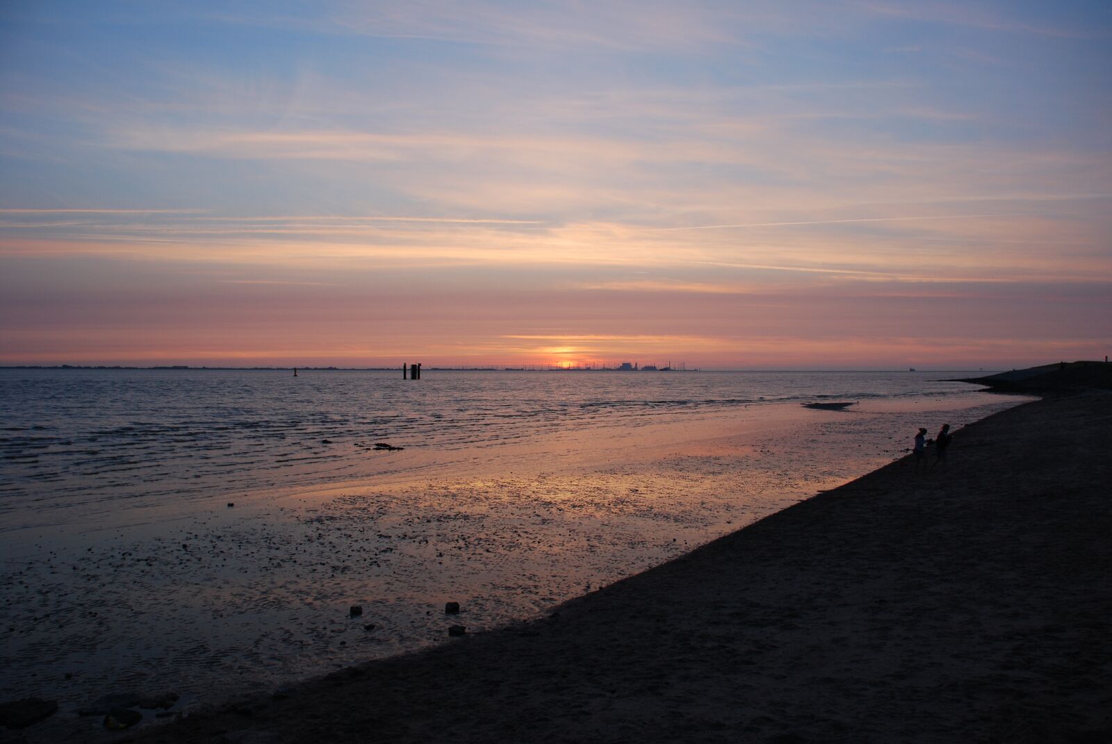 Nikon D40X sample photo. Sunset, afterglow, emden photography