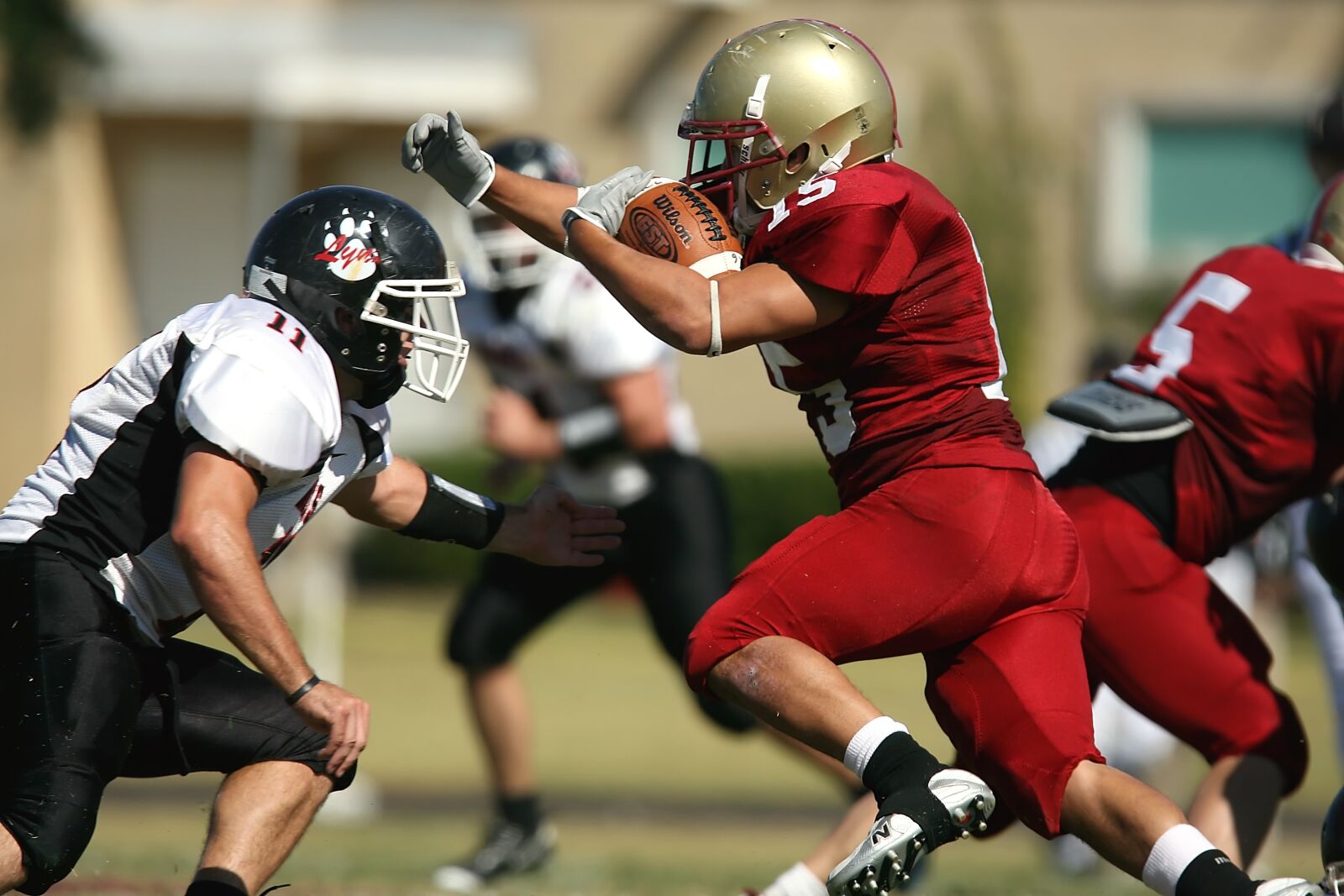 Canon EOS-1D Mark II N sample photo. Football, american football, game photography