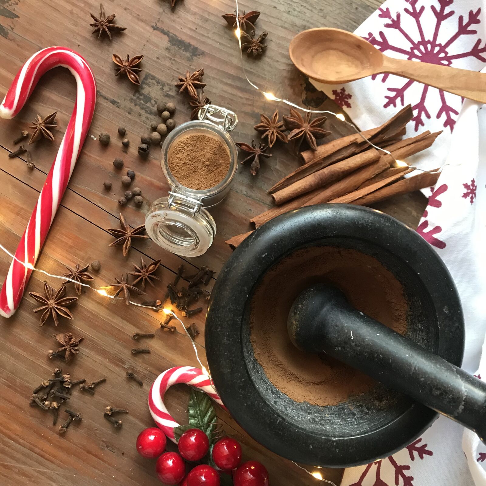 Apple iPhone 7 sample photo. Spice, allspice, anise photography