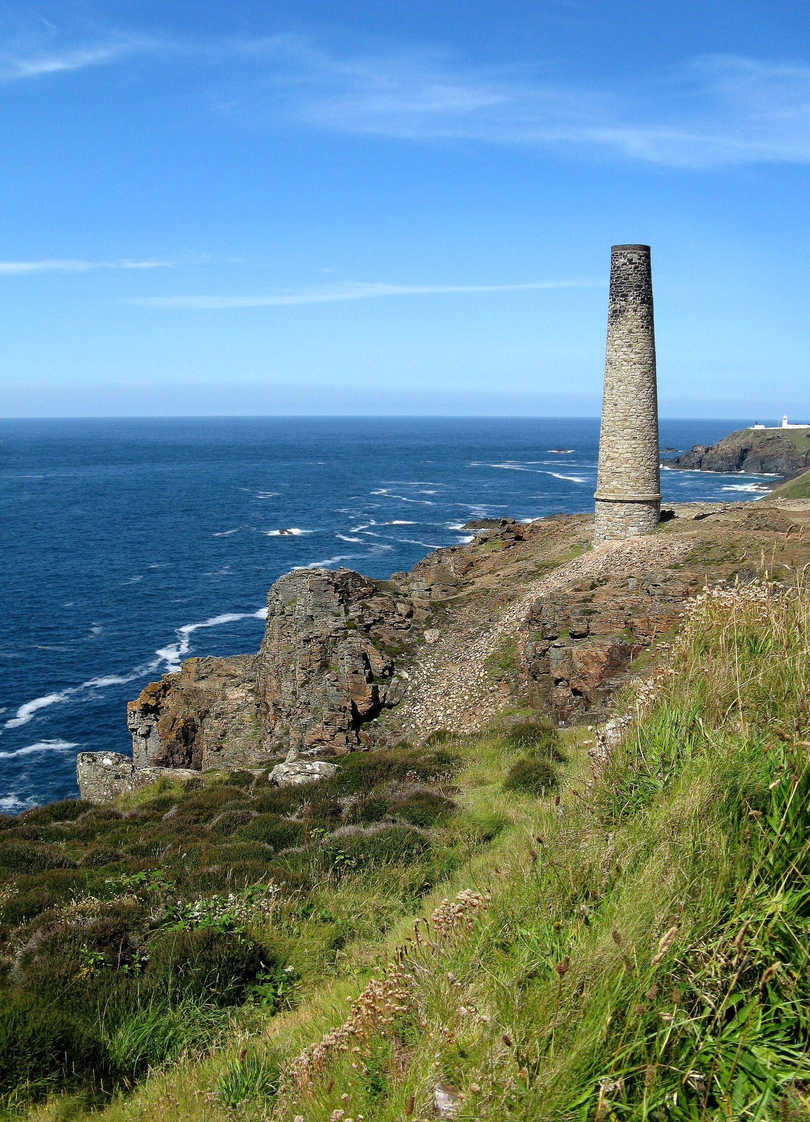 Canon POWERSHOT A720 IS sample photo. Cornwall, cornish coast, tin photography