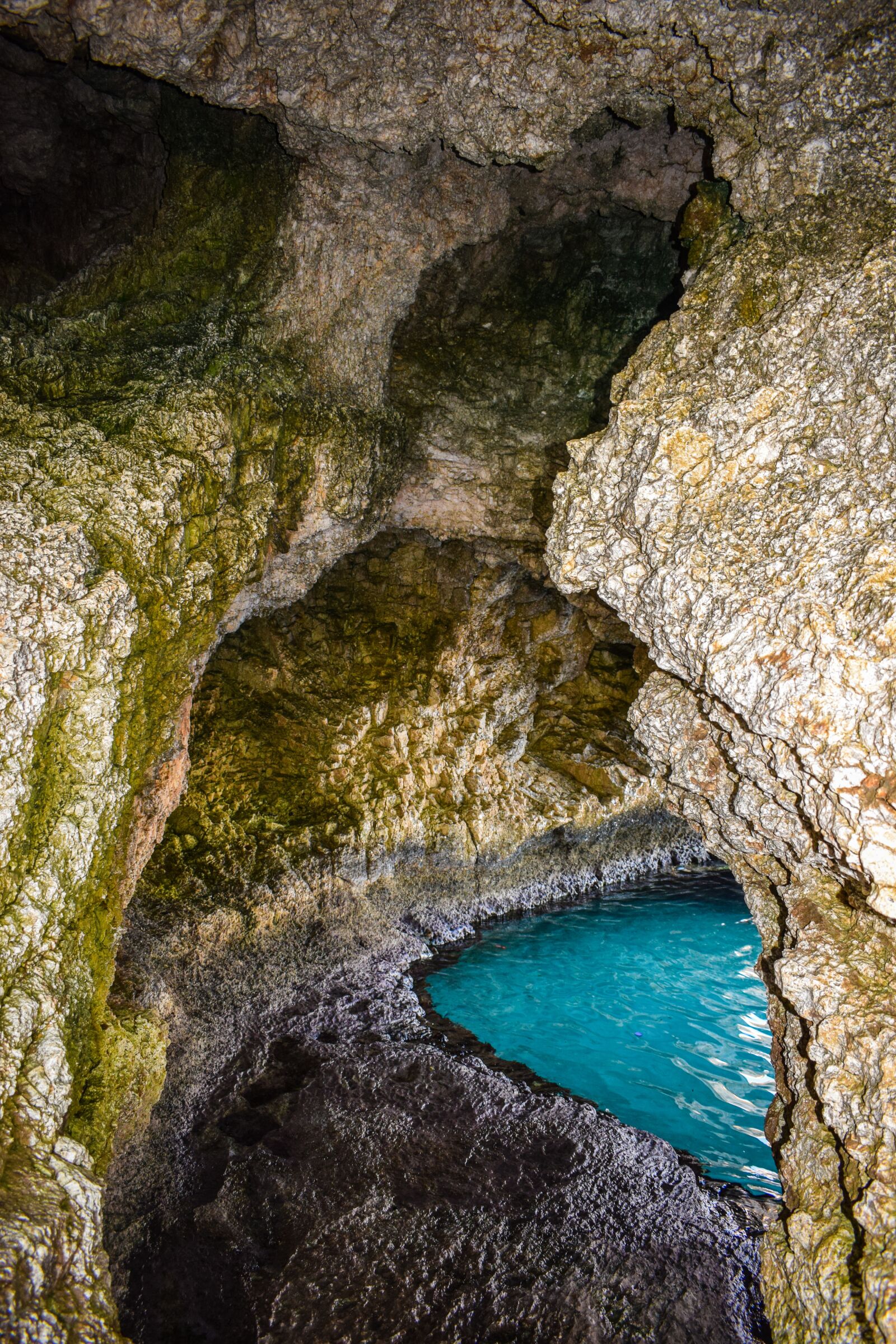 Nikon D3300 sample photo. Sea cave, natural pool photography