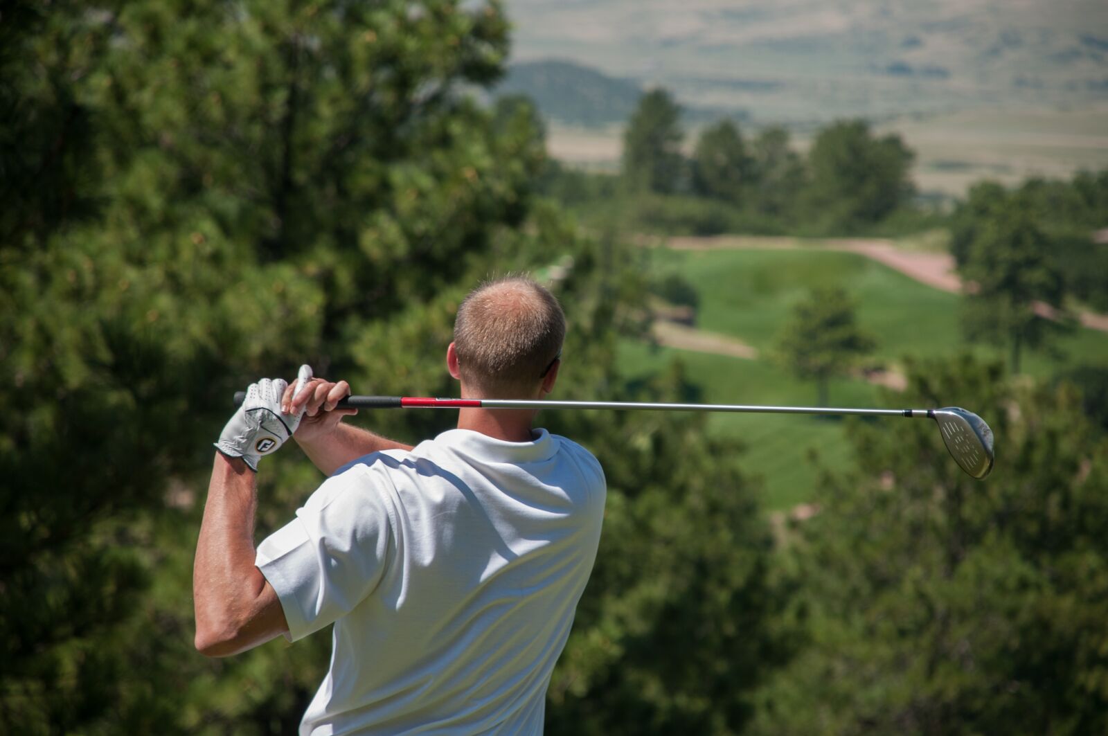 Nikon D300 sample photo. Golfer, golf, sport photography