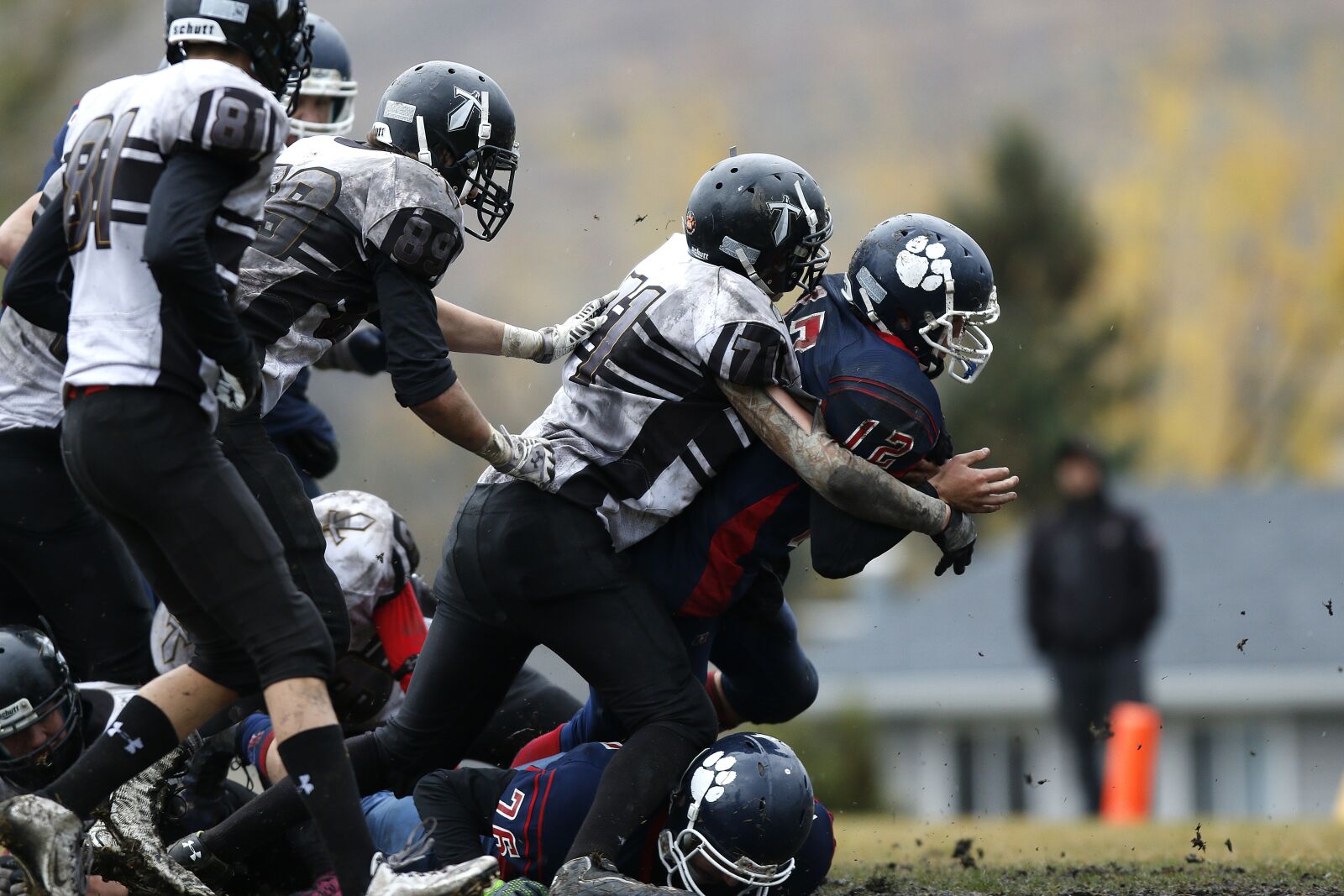 Canon EF 300mm F2.8L IS USM sample photo. Football, players, running back photography