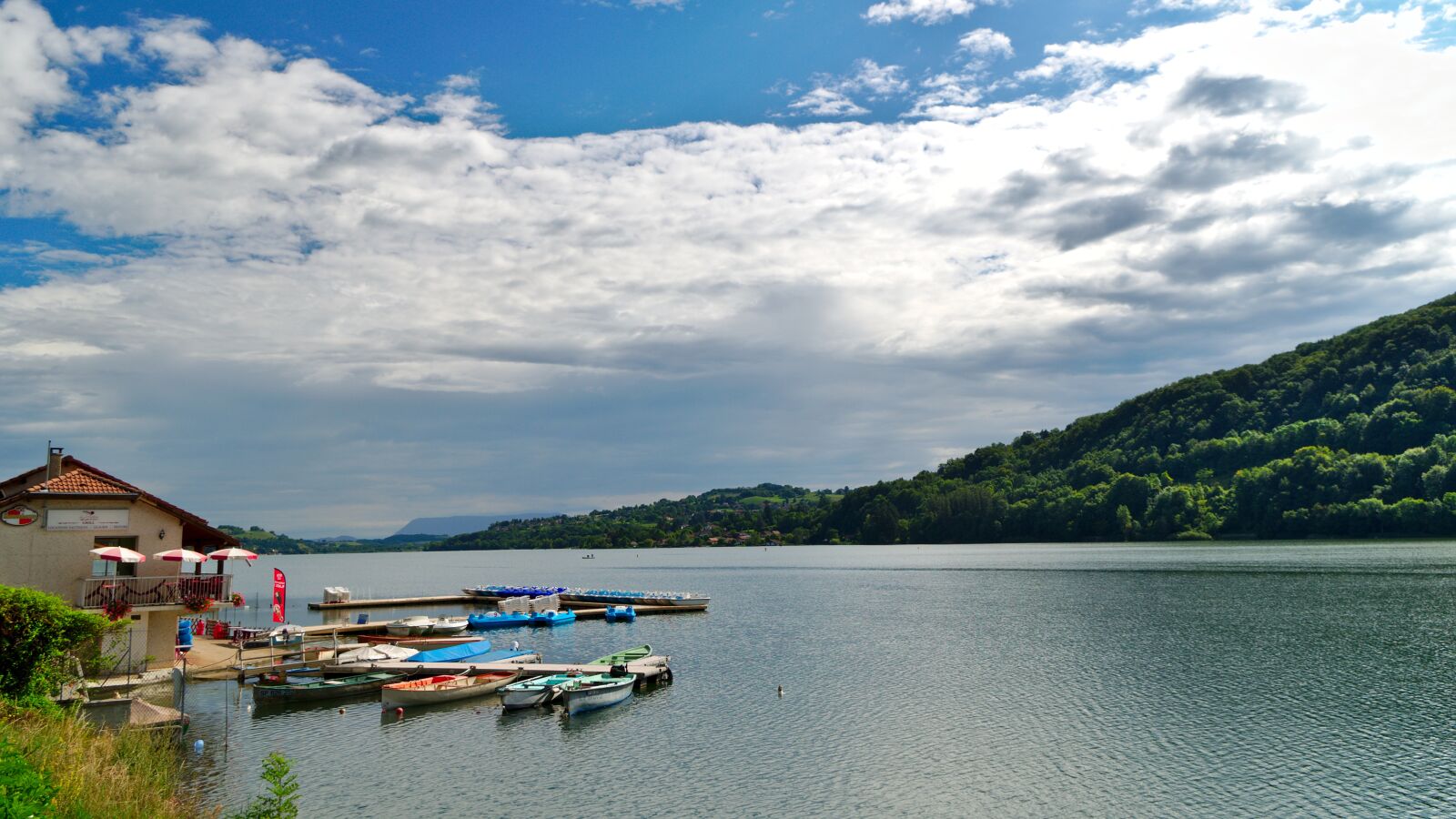 Pentax K-50 sample photo. Lake, paladru, charavines photography
