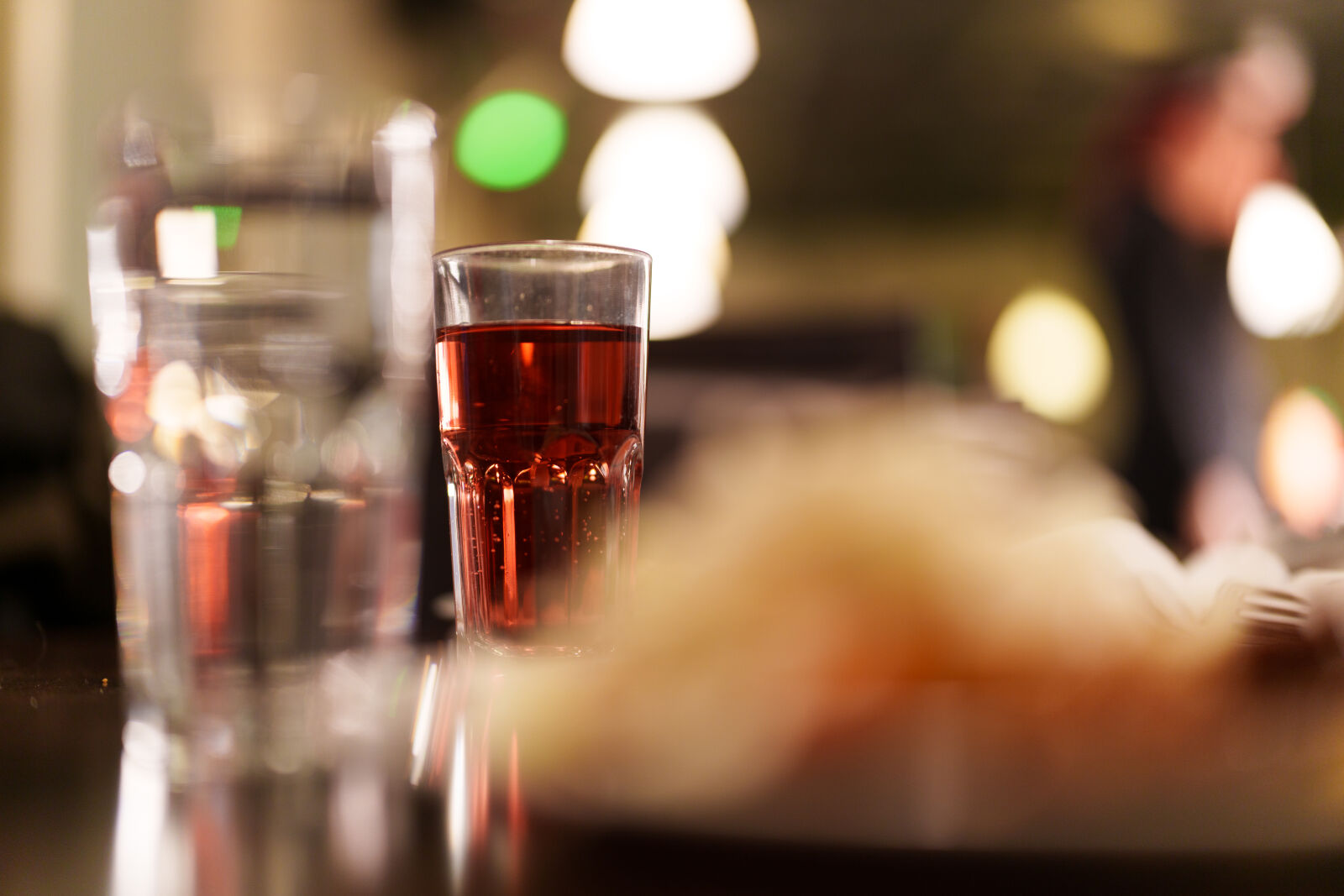 Sony a7R V sample photo. Restaurant bokeh photography