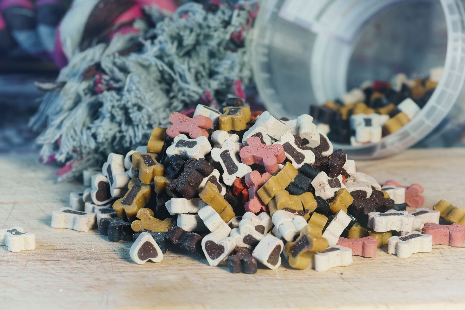 Nikon D7200 sample photo. Dog food, heart, eat photography