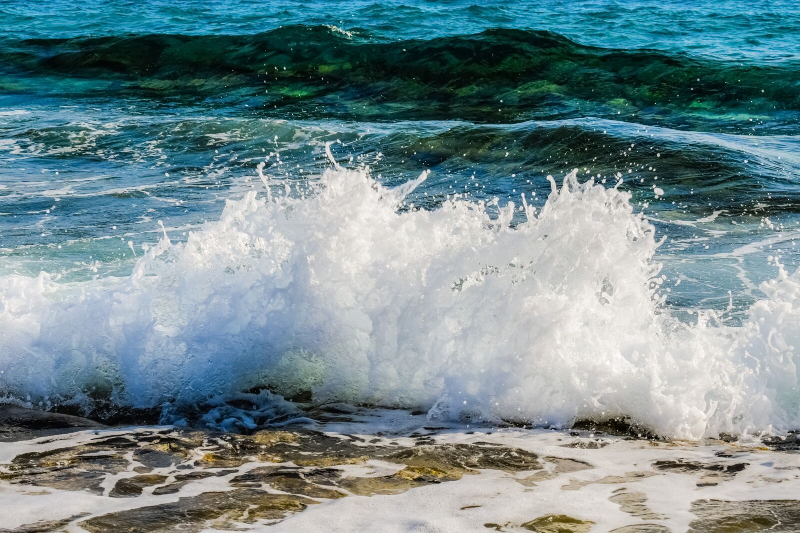 Nikon D3300 sample photo. Wave, sea, blue photography