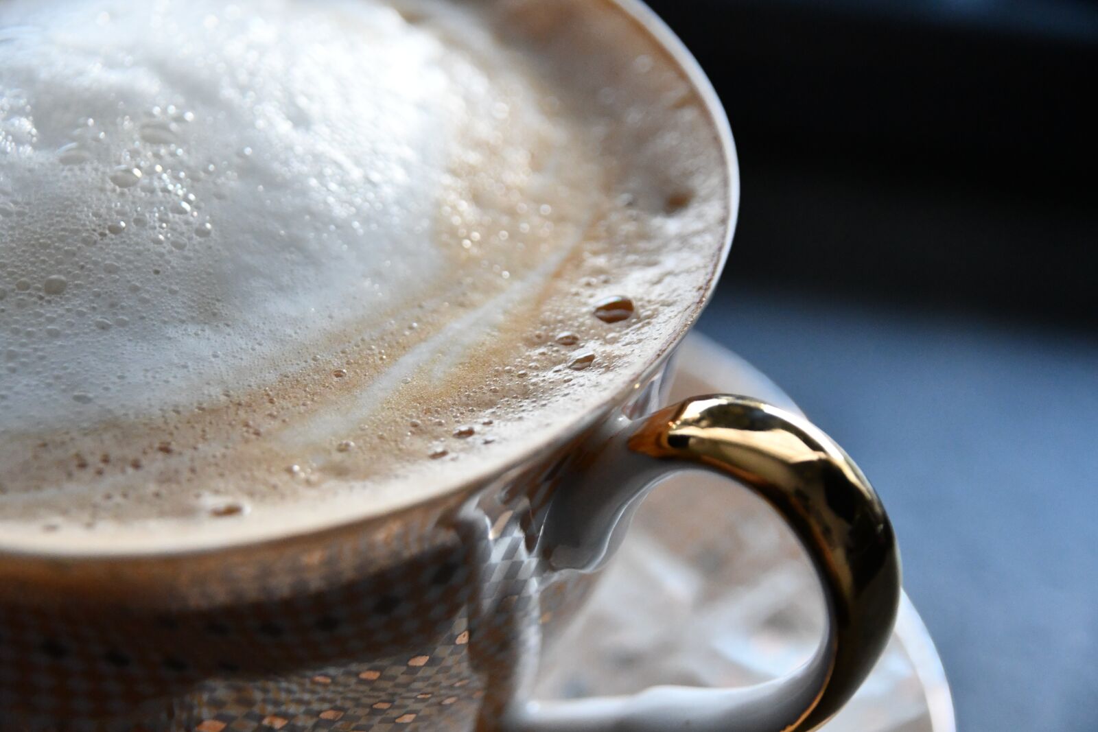 Nikon D7500 sample photo. Coffee, orange, gold photography