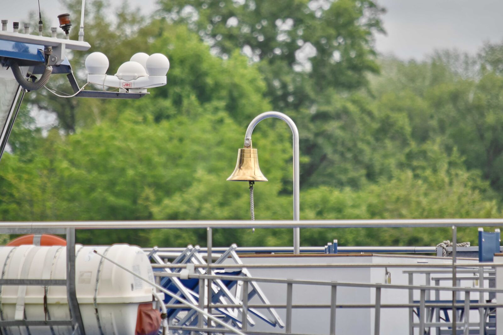 Nikon D5500 sample photo. Bell, brass, cruise ship photography
