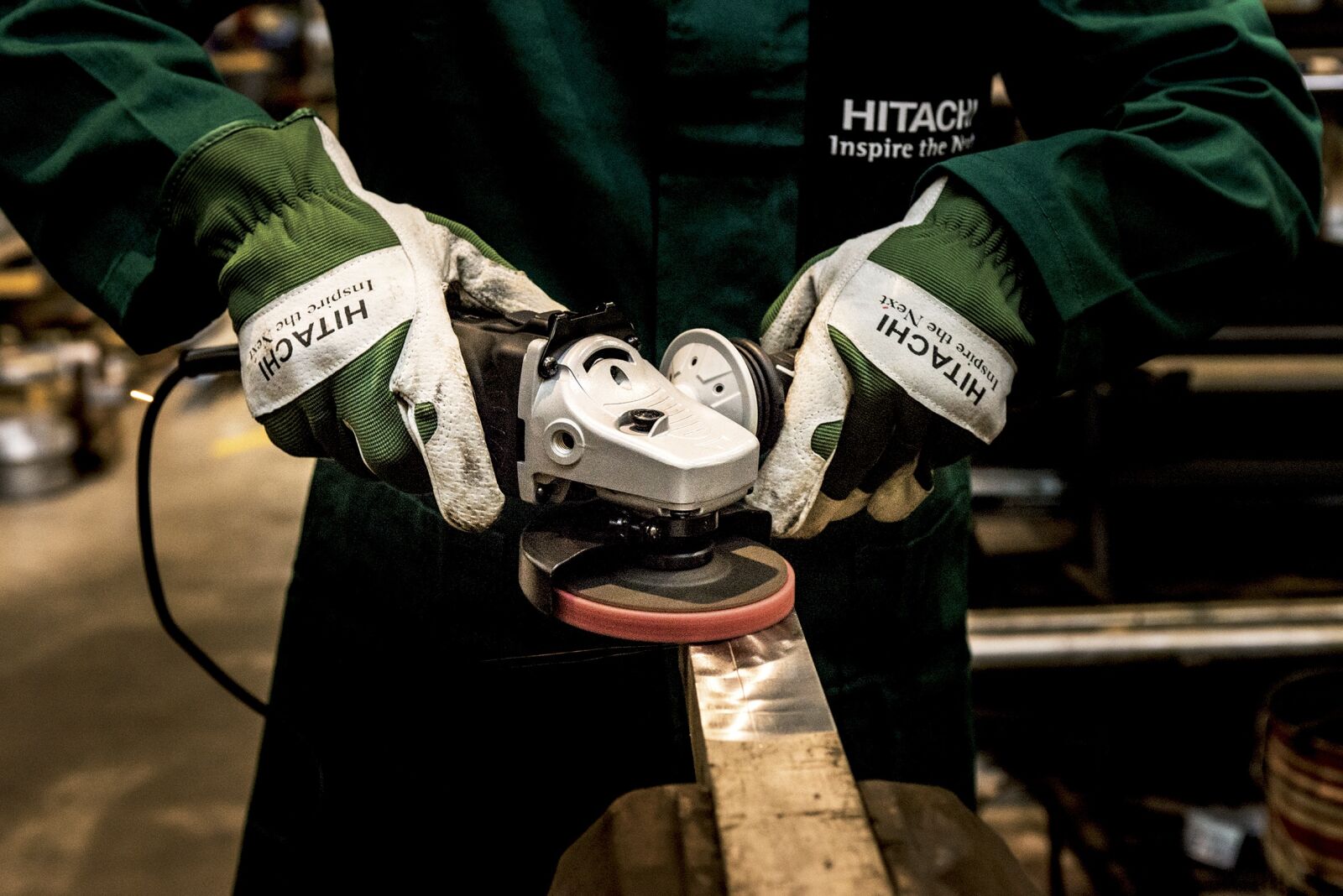Nikon D800 sample photo. Grinder, hitachi, power tool photography