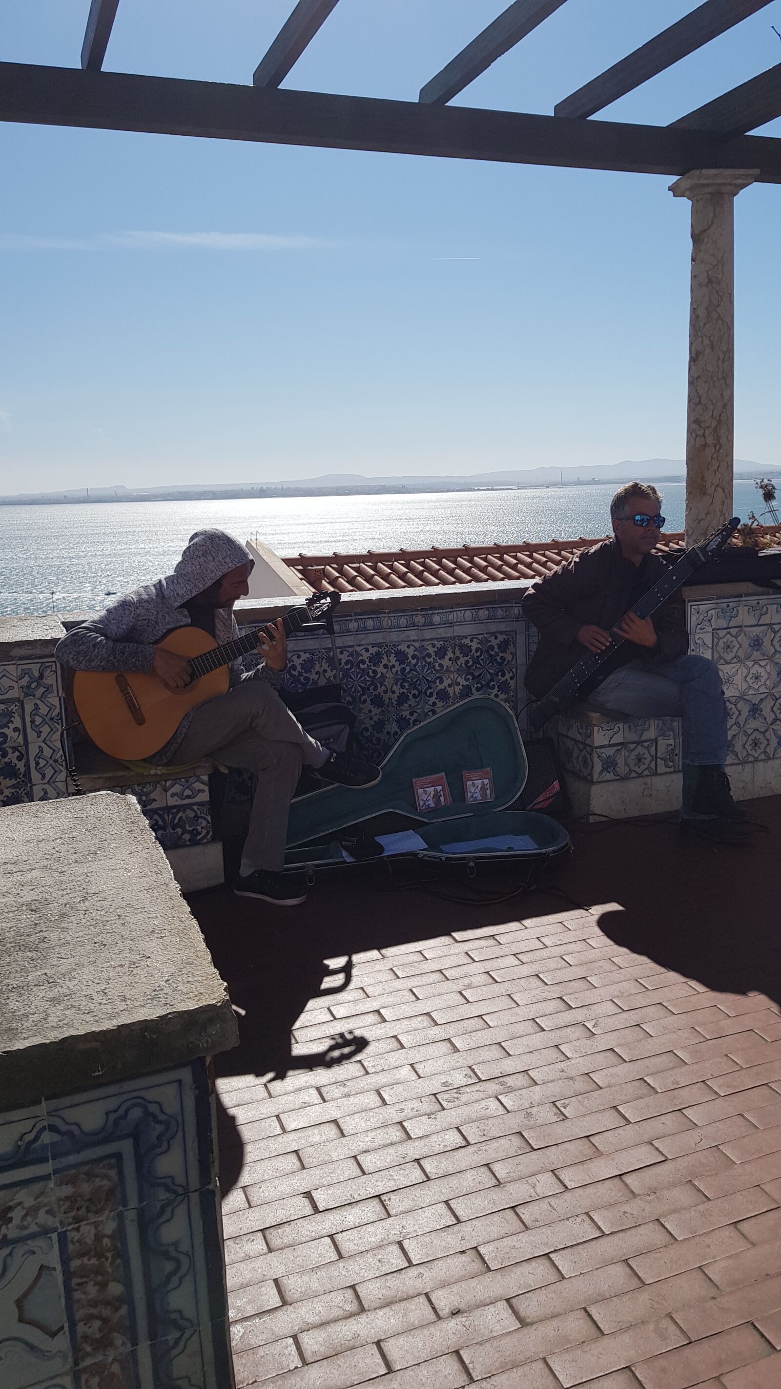 Samsung Galaxy S8 sample photo. Sunset, music, guitar photography