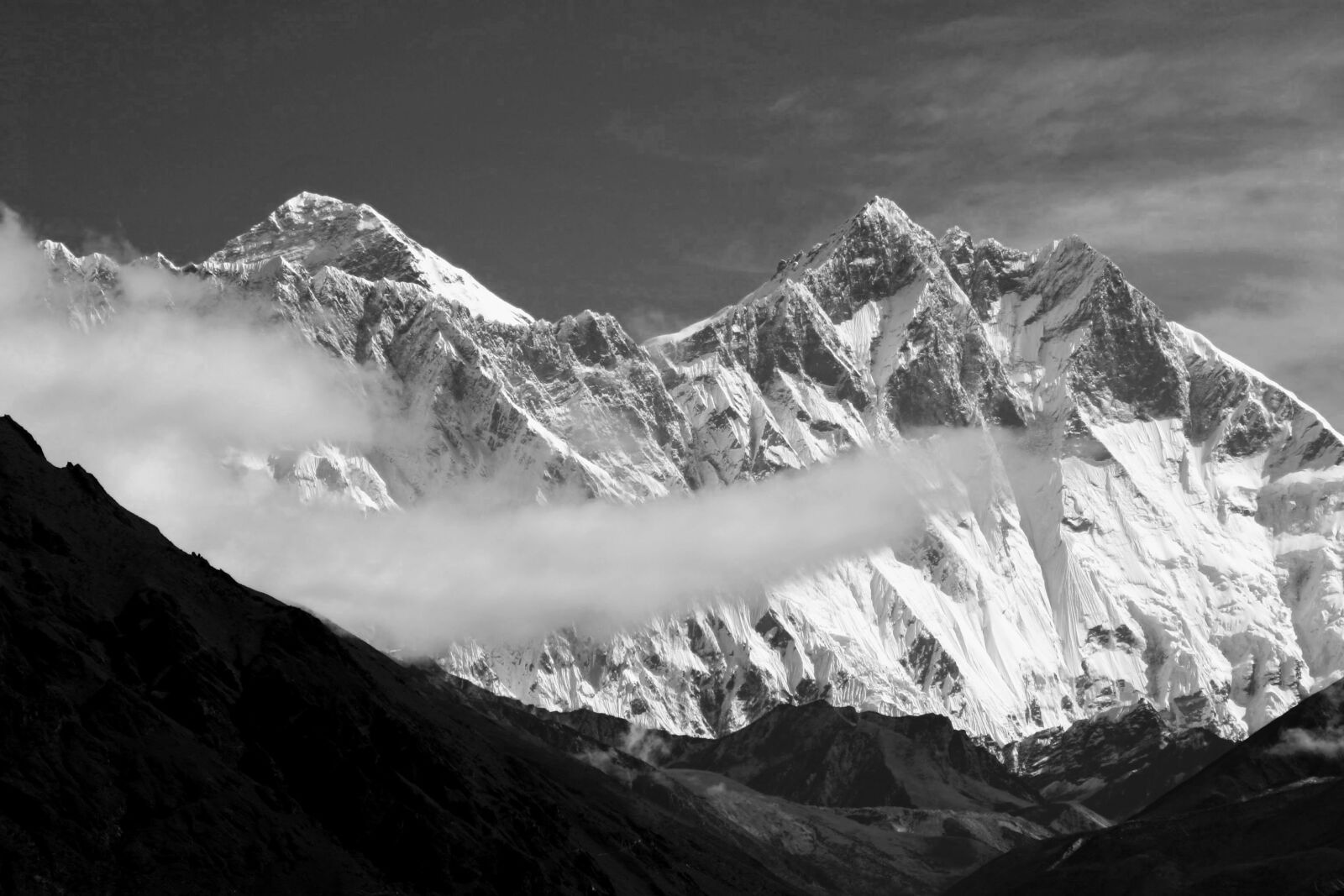 Canon EOS 300D (EOS Digital Rebel / EOS Kiss Digital) sample photo. Everest, lhotse, nepal photography